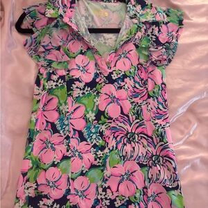 Lilly Pulitzer Pastel Floral Athletic Bag